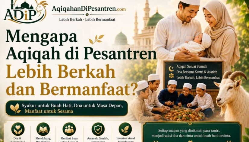 Aqiqah di Pesantren Lebih Berkah dan Lebih Bermanfaat