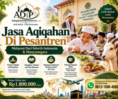jasa aqiqah kirim ke pesantren di indonesia Jakarta Bogor Depok Tangerang Bekasi